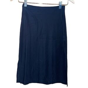 •A.BYER•WOMENS' BLACK HIGH WAISTED PENCIL SKIRT WITH SIDE SLITS SIZE XS EUC